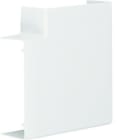 HAGER - Ángulo plano ABS para canales LF401100 blanco RAL9016