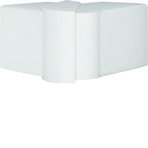 HAGER - Ángulo exterior variable ABS para canales LF600600 blanco RAL9016