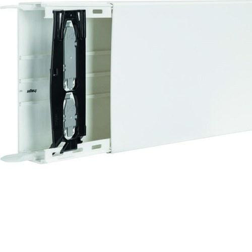 HAGER - Canal de distribución LFF de PVC 60x190mm blanco RAL9016 longitud 3m