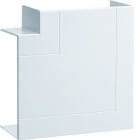 HAGER - Ángulo plano en PC/ABS para canales BRP 65x130 blanco RAL9016