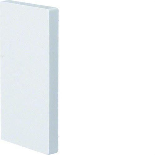 HAGER - Tapa final en PC/ABS para canales BRP 65x130 blanco RAL9016