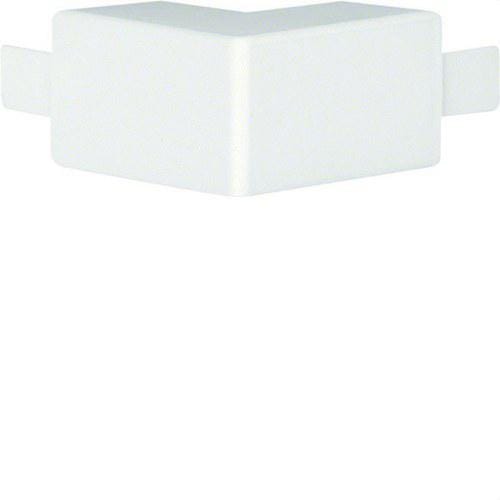 HAGER - Ángulo exterior ABS para canales LF300300 blanco RAL9016