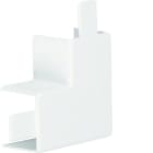 HAGER - Ángulo plano ABS para canales LF300300 blanco RAL9016