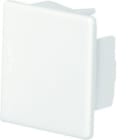 HAGER - Tapa final ABS para canales LF300300 blanco RAL9016