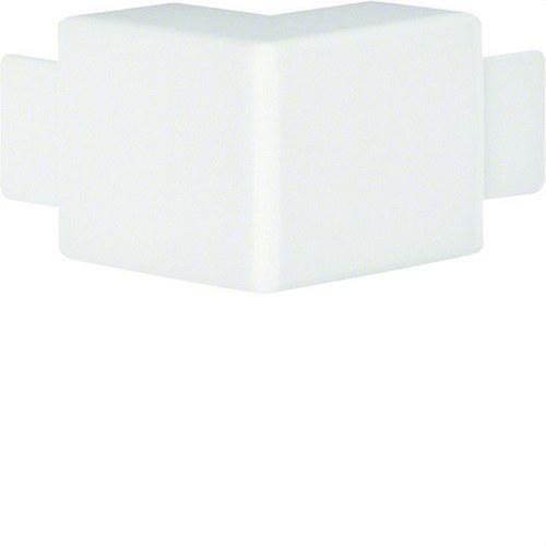 HAGER - Ángulo exterior ABS para canales LF300450 blanco RAL9016