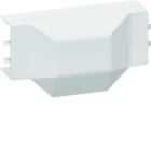 HAGER - Derivación en "T" y cruz ABS para canales LF 20x35mm blanco RAL9016