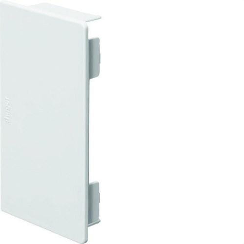 HAGER - Tapa final ABS para canales LF601100 blanco RAL9016
