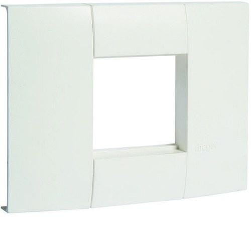 HAGER - Adaptador 1 mecanismo Simon27 para LFF ancho 90mm blanco RAL9016