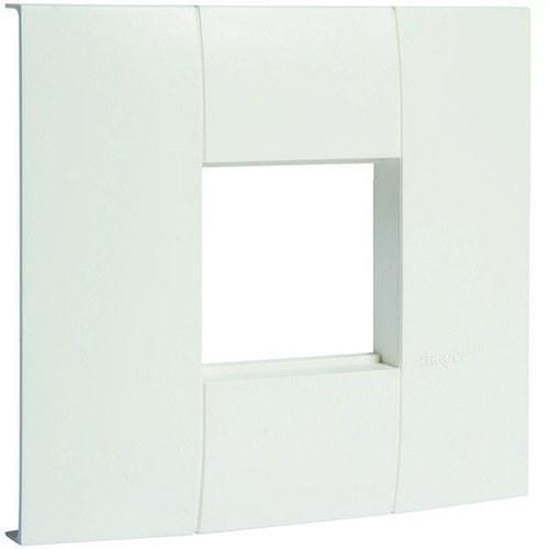 HAGER - Adaptador 1 mecanismo Simon27 para LFF ancho 110mm blanco RAL9016