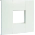 HAGER - Adaptador 1 mecanismo Simon27 para LFF ancho 110mm blanco RAL9016