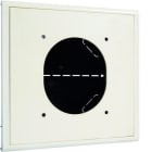 HAGER - Adaptador toma CEE-17 ABS para canal LFF6011009016 blanco nieve RAL9016