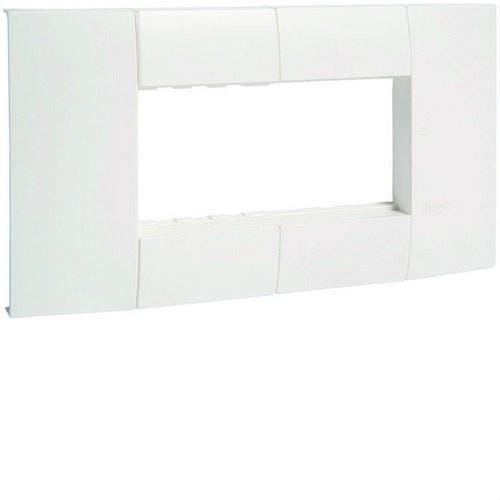 HAGER - Adaptador 2 mecanismo Simon27 para LFF ancho 90mm blanco RAL9016