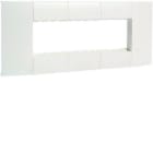 HAGER - Adaptador 3 mecanismo Simon27 para LFF ancho 90mm blanco RAL9016