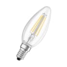 LEDVANCE - Lámpara LED Classic B 40 Filament P 4W 827 Clear E14