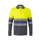 VELILLA - POLO ALGODÓN BICOLOR MANGA LARGA