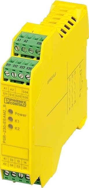 PHOENIX CONTACT - Relé de seguridad PSR-SCP-230AC/ESAM2/3X1/1X2/B