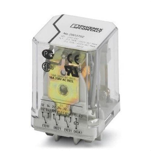 PHOENIX CONTACT - Relé individual REL-PR3 24DC/3X21
