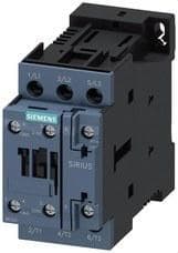 SIEMENS - CONTACTOR PARA FERROCARRILES, AC-3 38 A, 18,5 KW/400 V 1 NA + 1 NC CON ACCIONAMIENTO ELECTRÓNICO 110