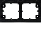 HAGER - CAJA SUPERFICIE 2E LUMINA INTENSE NEGRO