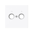 NIESSEN - Tapa toma TV/R BL de la serie Alba