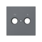NIESSEN - Tapa toma TV/R GR de la serie Alba