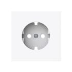 NIESSEN - Tapa base enchufe Schuko T.T. lateral BL de la serie Alba
