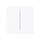 NIESSEN - Tecla doble interruptor-conmutador BL de la serie Alba