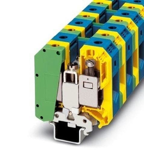 PHOENIX CONTACT - Borne de tierra para distribución UKH 50-PE/N
