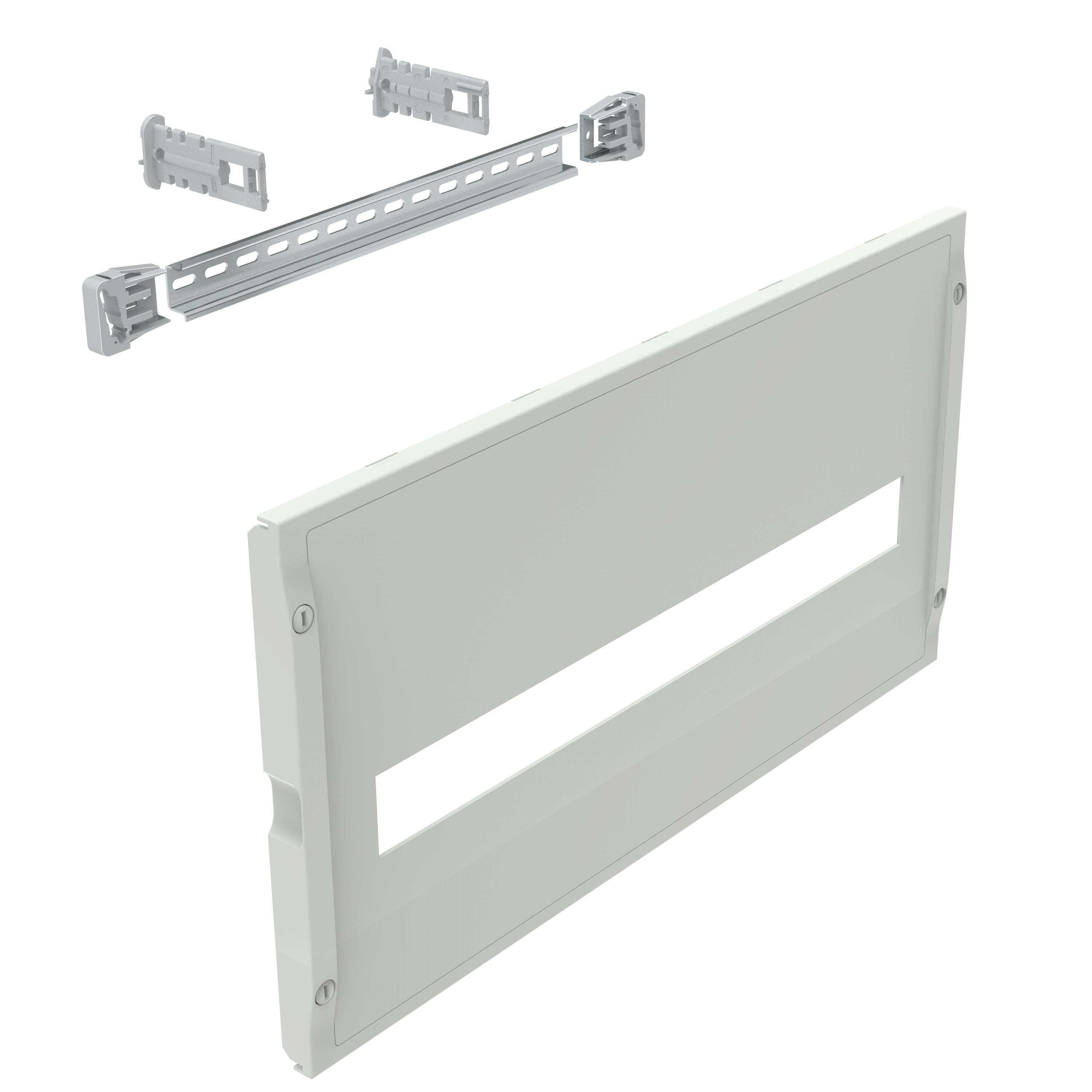 LEGRAND - Chasis modular para componer - Placa frontal de plástico modular alt. 300 an. 500 con carril