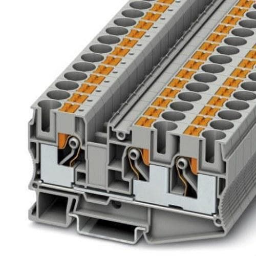 PHOENIX CONTACT - BORNE DE PASO PT-10-TWIN 0,5-16MM² GY