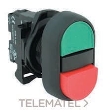 ROCKWELL - PULSADOR 2 FUNCS.ROJO/VERDE TX BL