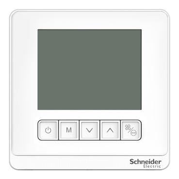 APC by Schneider Electric - TERMOSTATO TSTAT,FCU,LCD,4P,240V,WT