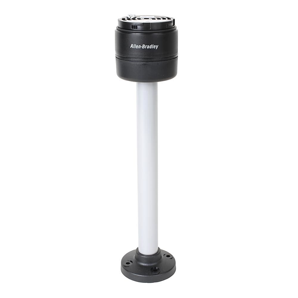 ROCKWELL - COLUMNA LUMINOSA 856T, BASE COMPLETA, BASE MONTAJE BARRA ALUMINIO 25CM Y MÓDULO DE POTENCIA 24VAC/DC