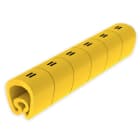 UNEX - Señalizadores precortados = 7-18 mm Unex en PVC plastificado color amarillo