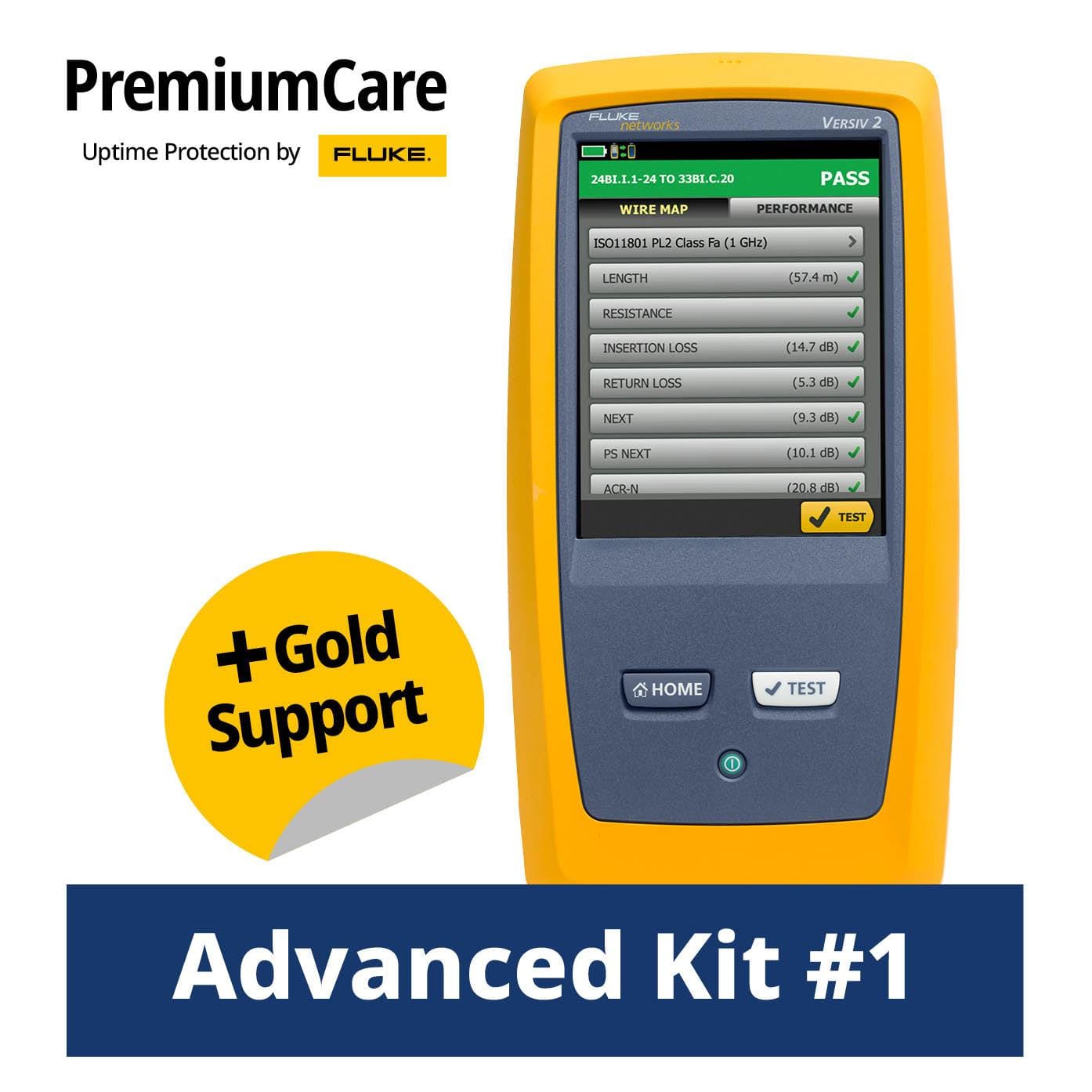 FLUKE - CERTIFICADOR CAT6A DSX2-5000QI/G INT +ACC FO MM&SM +GOLD