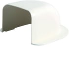 HAGER - DERIVACIÓN A MURO, EN PVC, PARA CANALES CLM/CLMU65090, BLANCO NIEVE (RAL9010)