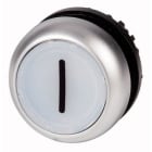 EATON - Pulsador luminoso rasante M22-DRL-W-X1 con enclavamiento blanco