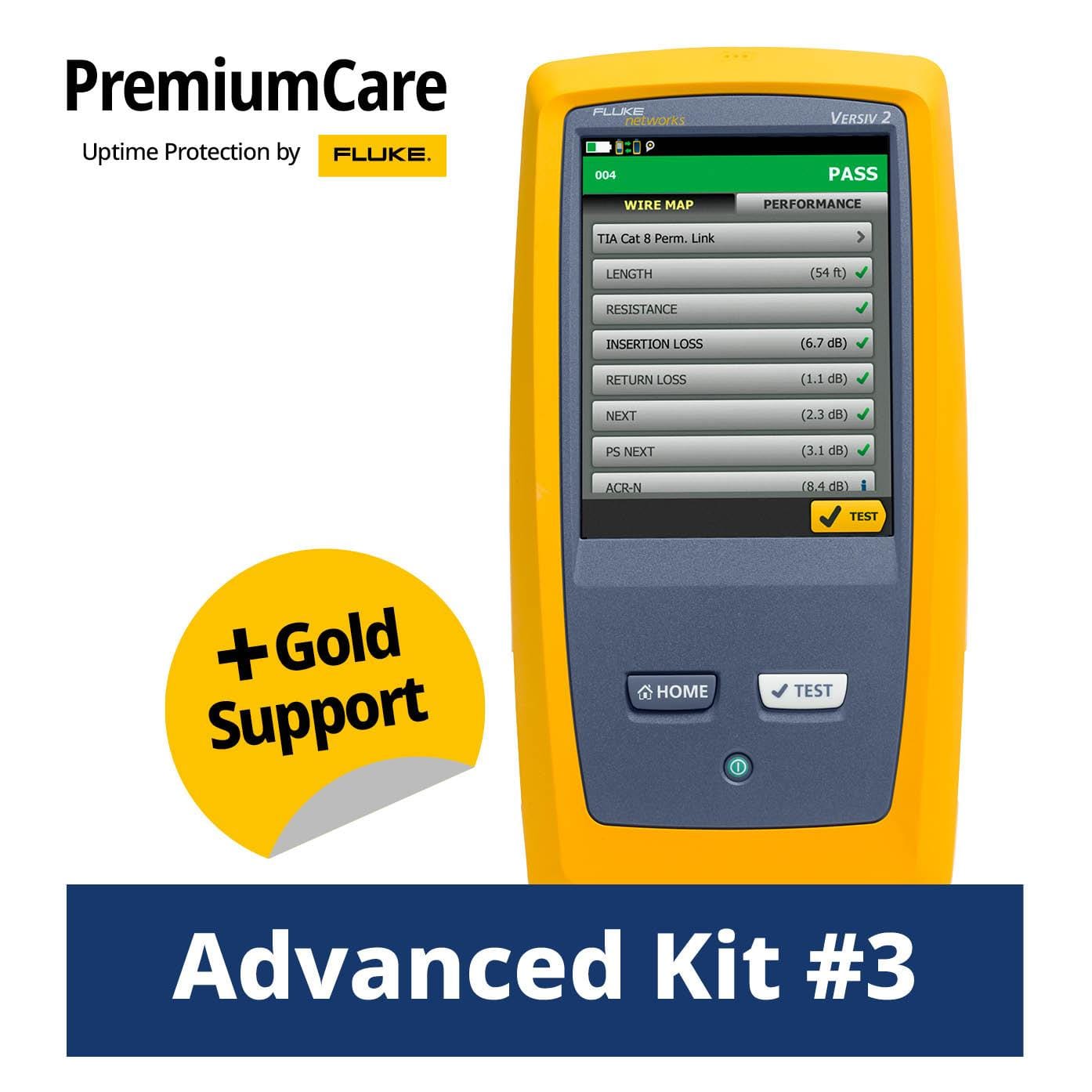 FLUKE - CERTIFICADOR CAT8 DSX2-8000QOI/G INT +ACC FO MM&SM+OTDR+GOLD