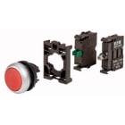 EATON - Kit pulsador rasante retorno M22DLRK10LED230BVP rojo