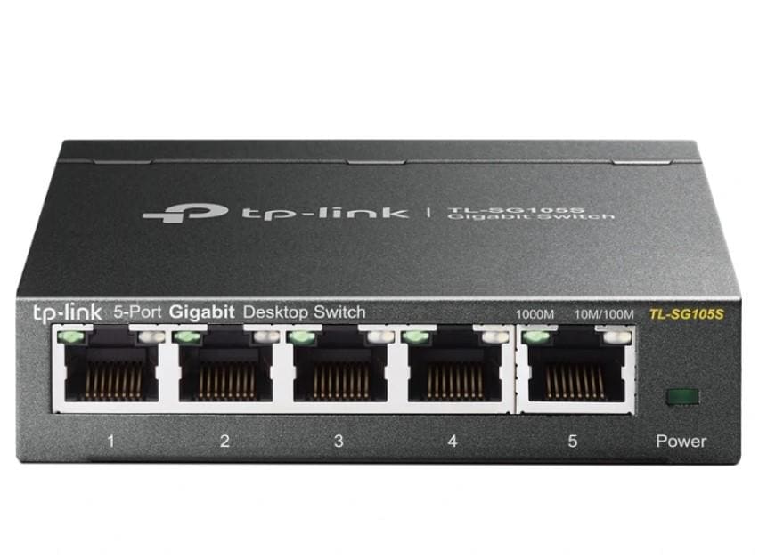 TP-LINK - 5-PORT GIGABIT DESKTOP SWITCH TL-SG105S