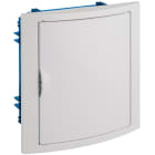 SOLERA - Caja de distribución de empotrar en tabique hueco de 8 elementos 205x233x72 marco y puerta blancos
