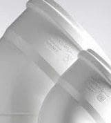 FERRO-PLAST - CODO 45° M-H INSONZ.MUTE D.75 JTA.ELAS.