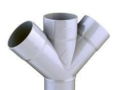 FERRO-PLAST - INJERTO DOBLE PLANO M-H d.125 45 PVC