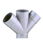 FERRO-PLAST - INJERTO DOBLE PLANO M-H D.110 45 PVC