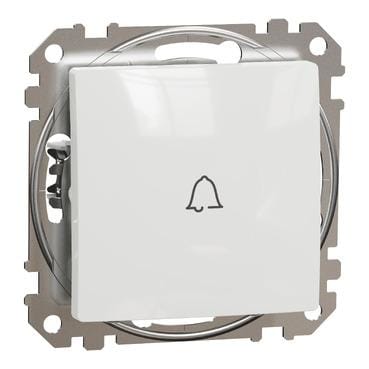 Schneider Electric - PULSADOR 10A CON SIMBOLO TIMBRE BLANCO
