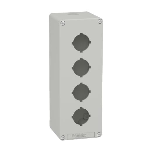 Schneider Electric - CAJA VACÍA GRIS 4 ORIFICIOS