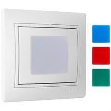 SOLERA - SERIE EUROPA MONOBLOC, PILOTO DE ESCALERA BLANCO.
