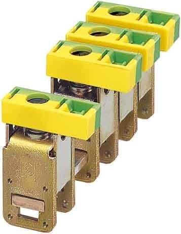 PHOENIX CONTACT - Borna de conexión AKG 35 GNYE en amarillo verde