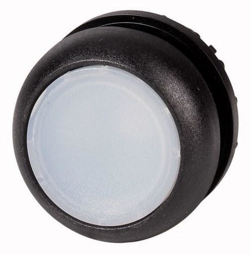 EATON - Pulsador luminoso rasante M22S-DRL-W con enclavamiento blanco