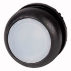 EATON - Pulsador luminoso rasante M22S-DRL-W con enclavamiento blanco